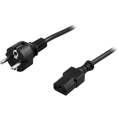 Standard 230V netkabel (ret), 2 m